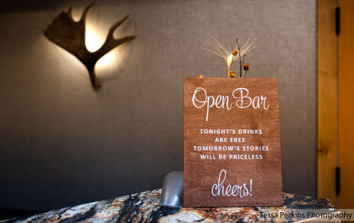 Moose Hotel & Suites Wedding Bar Service